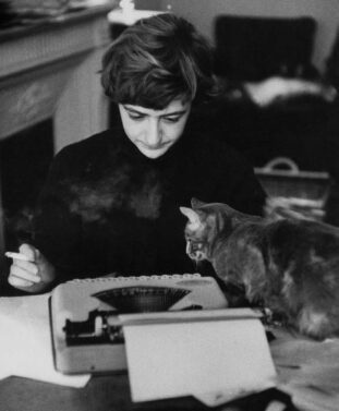 French playwright and novelist Françoise Sagan